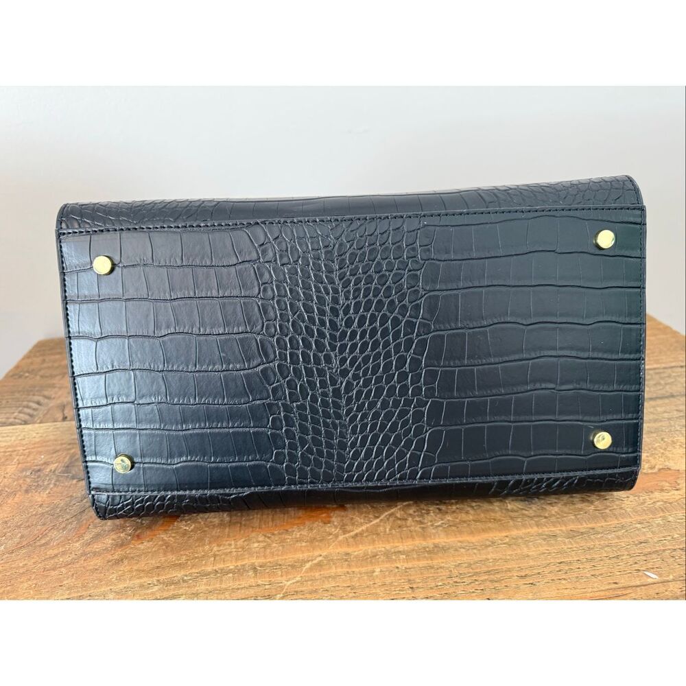 MODERN PICNIC The Large Luncher - Black Croc - NWT Fashionable Lunch Bag - Picture 10 of 12